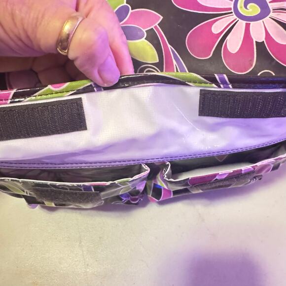 VERA BRADLEY Pink and Brown insulated tote Super Cute! - Picture 5 of 9